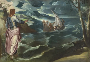 Chrystus nad Morzem Galilejskim, ok. 1575-80